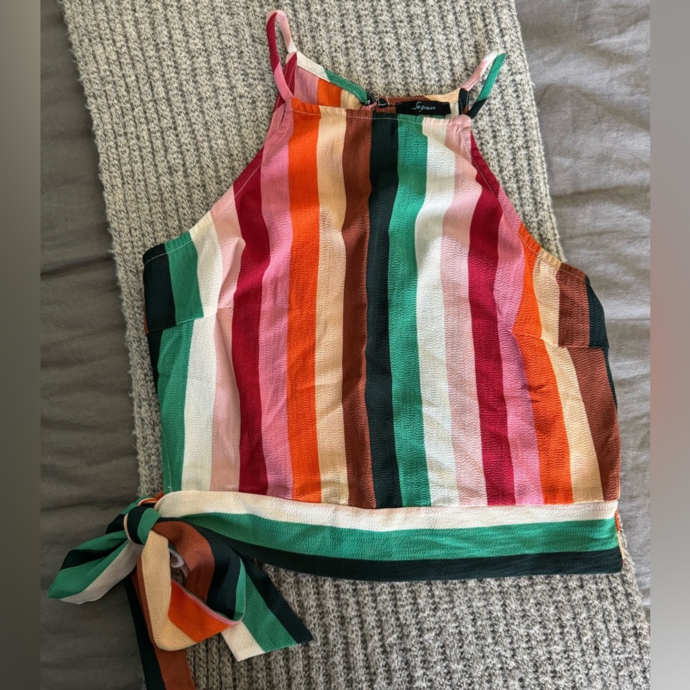 Colorful Crop Top